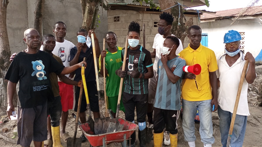 Mobilizing a Community Clean Up in Liberia